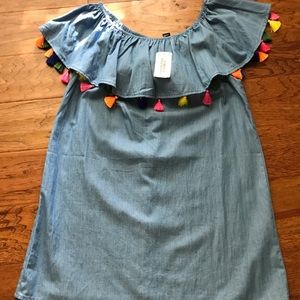 Forever 21 Denim Tassel Dress WITH TAGS